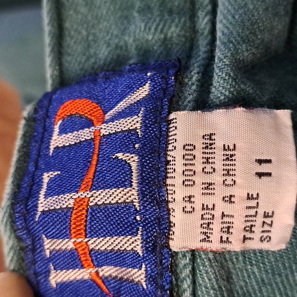 90's forest green high-waisted denim jeans - Picture 5 of 5